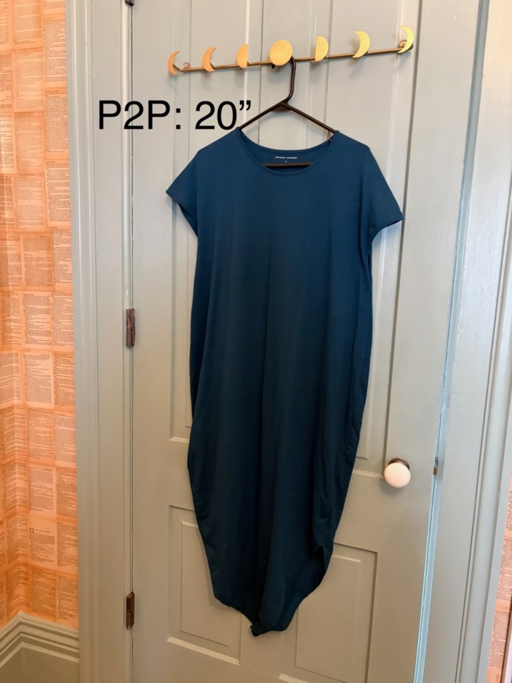 Universal Standard Relaxed Maxi Dress - Deep Teal Blue